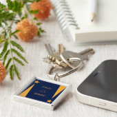 Dad Nose Best Pun Sleutelhanger (Zijkant)