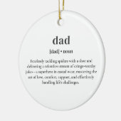 Dad Noun Funny Definition Vaderdag Keramisch Ornament (Links)