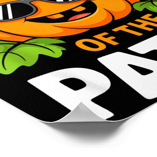 Dad Of The Patch Shirt Halloween Men Daddy Pumpkin Poster (Hoek)