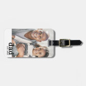 Dad Personalized Photo Bagagelabel (Voorkant horizontaal)