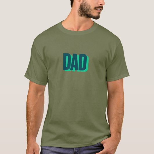 Dad print Basic T-Shirt  (Voorkant)