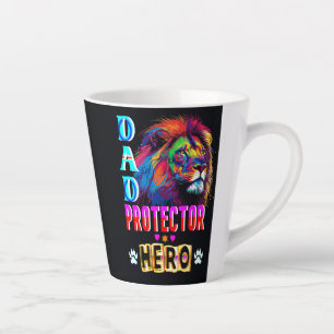Dad Protector Hero Latte Mok