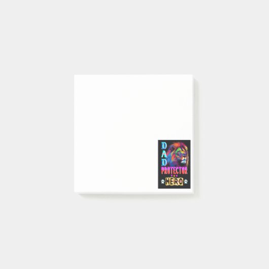 Dad Protector Hero Post-it® Notes (Voorkant)