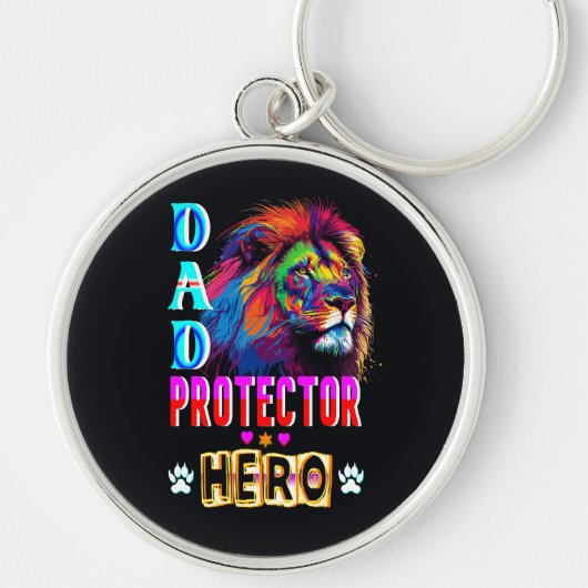 Dad Protector Hero Sleutelhanger (Voorkant)