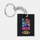 Dad Protector Hero Sleutelhanger (Voorkant Links)