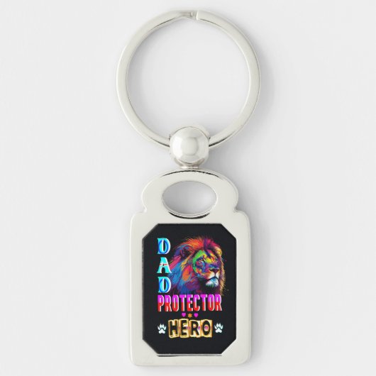Dad Protector Hero Sleutelhanger (Voorkant)