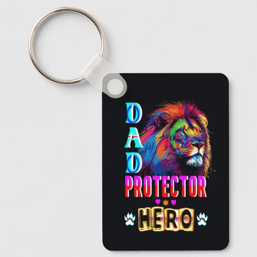 Dad Protector Hero Sleutelhanger (Voorkant)