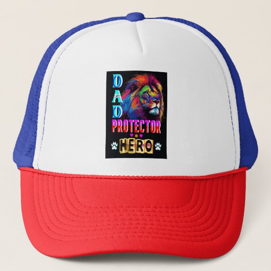 Dad Protector Hero Trucker Pet (Voorkant)