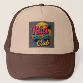 Dad Rad Club Retro Zomervibes - Vaderdag Trucker Pet (Voorkant)