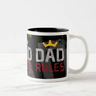 DAD-REGELS (Beste onderscheiding van vandaag) Tweekleurige Koffiemok
