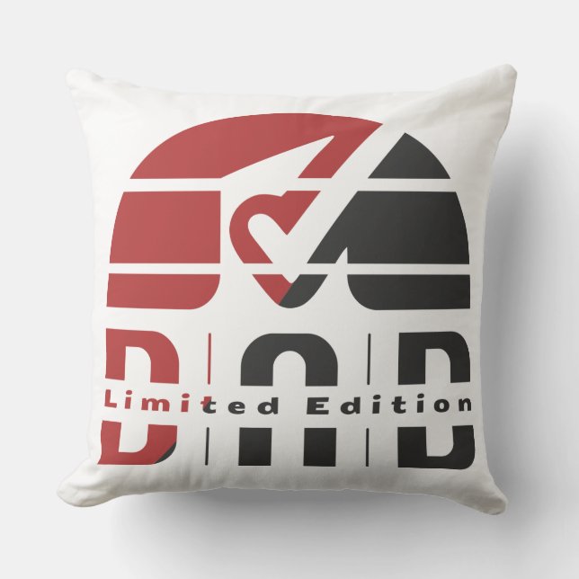 Dad  & Retro: Vaderschap als visuele emotie Kussen (Voorkant)