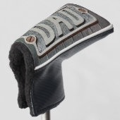 DAD rustiek metalen bord ontwerp Golfheadcover (3/4 voorkant)