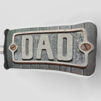 DAD rustiek metalen bord ontwerp Golfheadcover