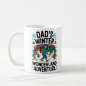 Dad’s Winter Wonderland Adventure Design Koffiemok (Links)