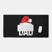 Dad Santa Christmas Family Matching Pajamas Papa F (Clavier et souris)