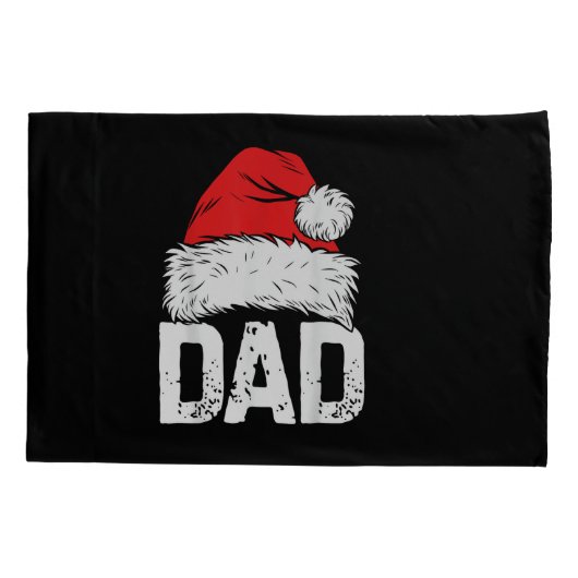 Dad Santa Christmas Family Matching Pajamas Papa F Kussensloop (Achterkant)