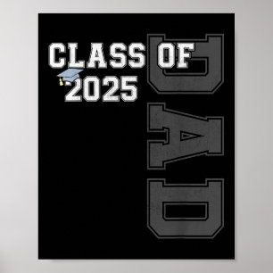 Dad Senior 2025 Trotse vader van een CL van 2025 A Poster