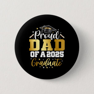 Dad Senior 2025 Trotse vader van een CL van 2025 A Ronde Button 5,7 Cm