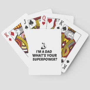 DAD SUPERPOWER POKERKAARTEN