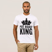 DAD T-SHIRTS POT ROAST KING MANNEN T-SHIRT (Voorkant volledig)
