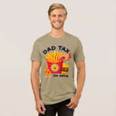 Dad Tax Food Inspector Funny Father T-Shirt (Voorkant volledig)