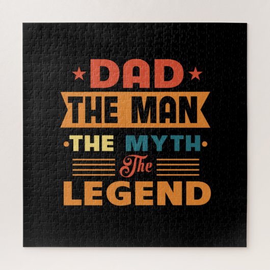 Dad The Man Legpuzzel (Verticaal)
