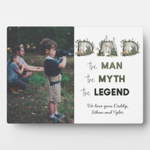 DAD The Man Myth Legend Outdoor Foto Fotoplaat