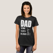 Dad The Man The Myth The Legend Papa Fathers Day T-shirt (Voorkant volledig)