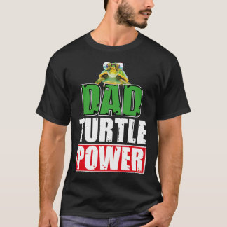 dad turtle power Ninja Turtles Father's Day animal T-shirt