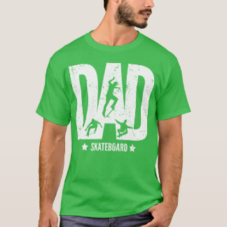 DAD Vader Schaats Skateboarden voor Skateboarder v T-shirt