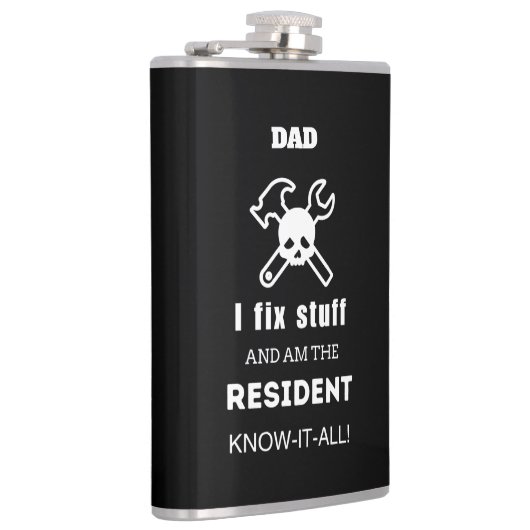 DAD Verjaardag Cadeau Mannen Funny Unique OPA MAN Heupfles (Rechts)