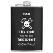 DAD Verjaardag Cadeau Mannen Funny Unique OPA MAN Heupfles (Voorkant)