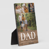 DAD We houden van je Foto Collage Rustic Modern Va Fotoplaat (Zijkant)