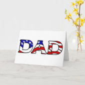 Dad Wenskaart Kaart (Gele Bloem)