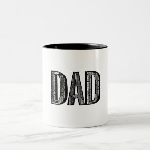 DAD Word Cloud Mug - Fête des pères Hero Don