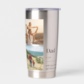 Dad Word Definition 4 Foto Geïsoleerde Drinkbeker (Links)