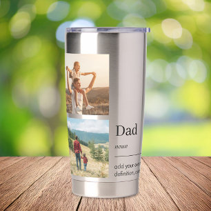 Dad Word Definition 4 Foto Geïsoleerde Drinkbeker