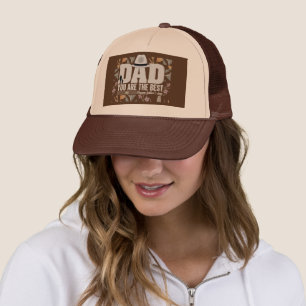 Dad You are the Best Design Trucker Pet
