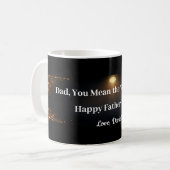 Dad You Mean the World Mug Celestial Keepsake Gift (Devant gauche)