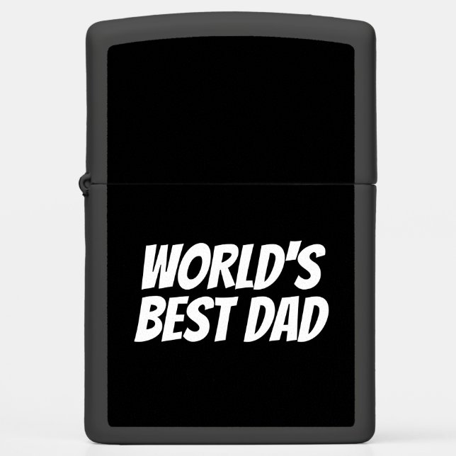 DAD ZIPPO LIGHTER WORLD'S BESTE (Voorkant)