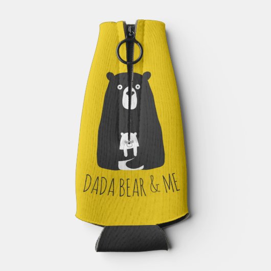 DADA-BEER & ME | Pap Kinder Dochter Son Dada Beer Flesjeskoeler (Achterkant)