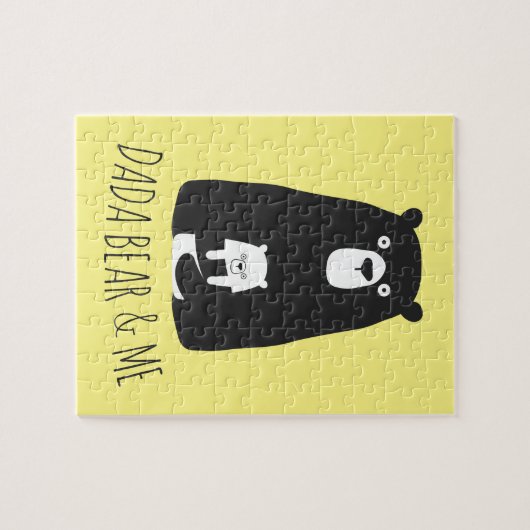 DADA-BEER & ME | Pap Kinder Dochter Son Dada Beer Legpuzzel (Horizontaal)