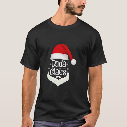Dada Claus Kerstmis T-Shirt Pyjama's Santa Kostuum (Voorkant)