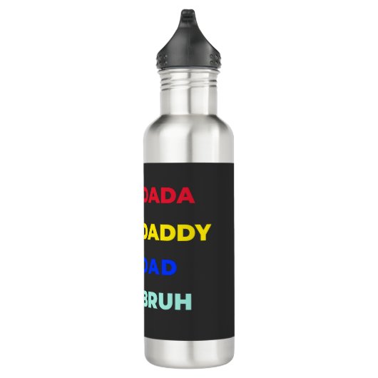 Dada Daddy Dad Bruh Waterfles (Rechts)