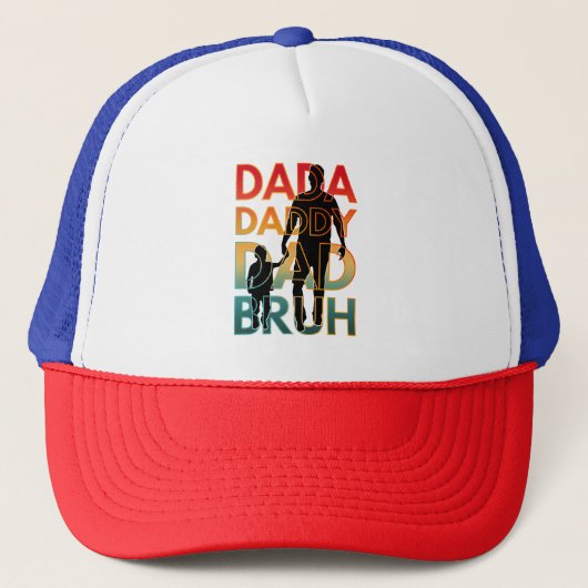DADA DADDY PAPA BRUH TRUCKER PET (Voorkant)