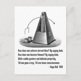 Dada Defined Briefkaart