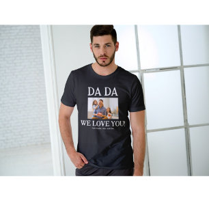 Dada Fathers Day gepersonaliseerd op maat T-shirt