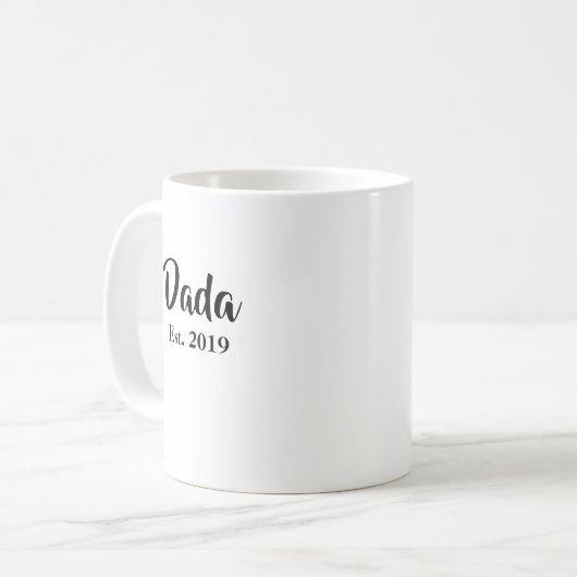Dada Fondée 2019 Mug (Devant gauche)