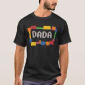 Dada Funny Blocks Master Builder Brick Builder Bir T-shirt (Voorkant)