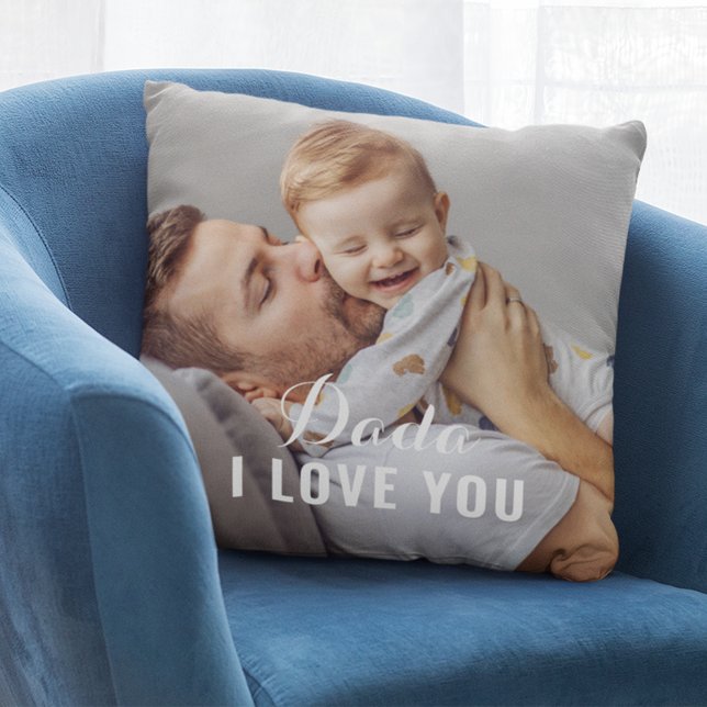 Dada I Love You Custom Fathers Day Foto Kussen (Creator heeft geüpload)